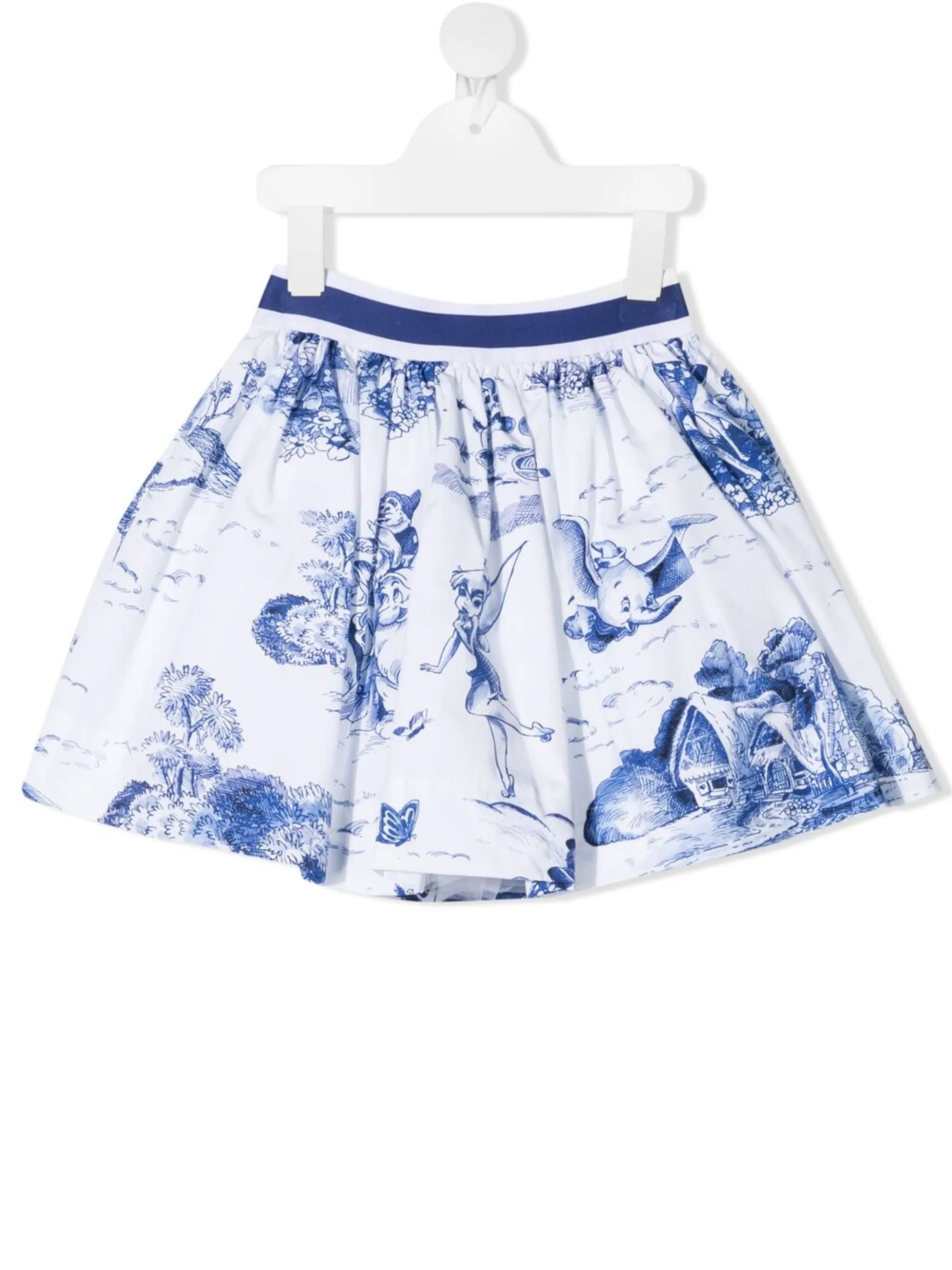 

Юбка с принтом Monnalisa, белый