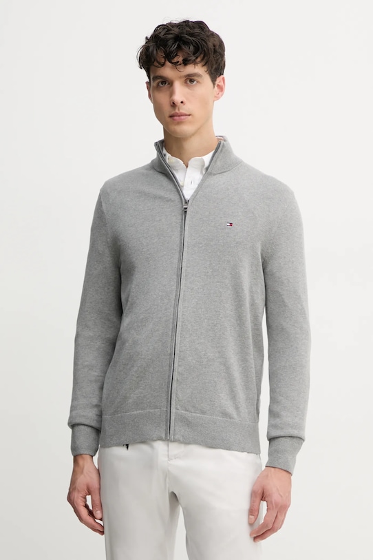 

Хлопковый свитер Tommy Hilfiger, серый