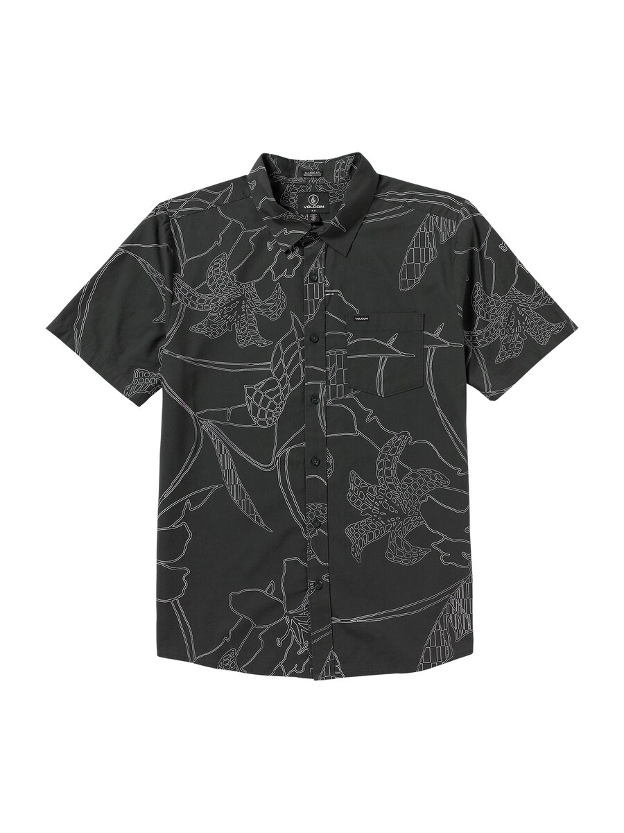 

Рубашка обычного кроя на пуговицах Volcom CAD FLORAL, серый