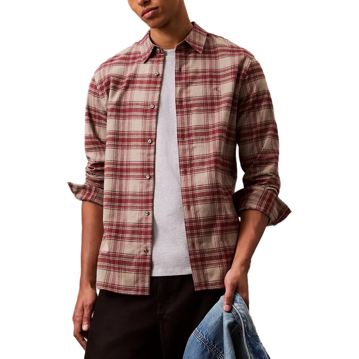 

Calvin Klein Мужская красная рубашка