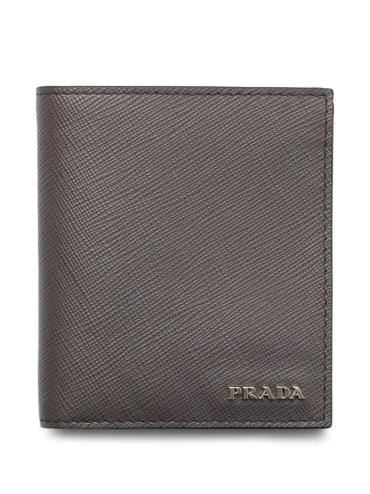 

Prada фактурный картхолдер, серый