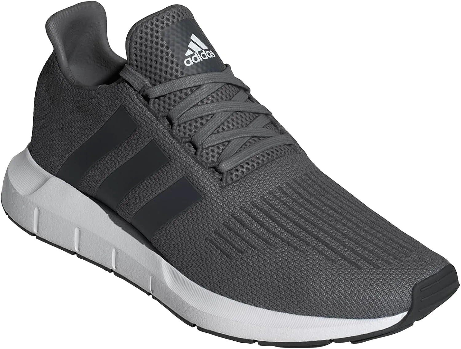 Мужские кроссовки для бега Adidas Swift Run 1.0, серый/белый — фото 2