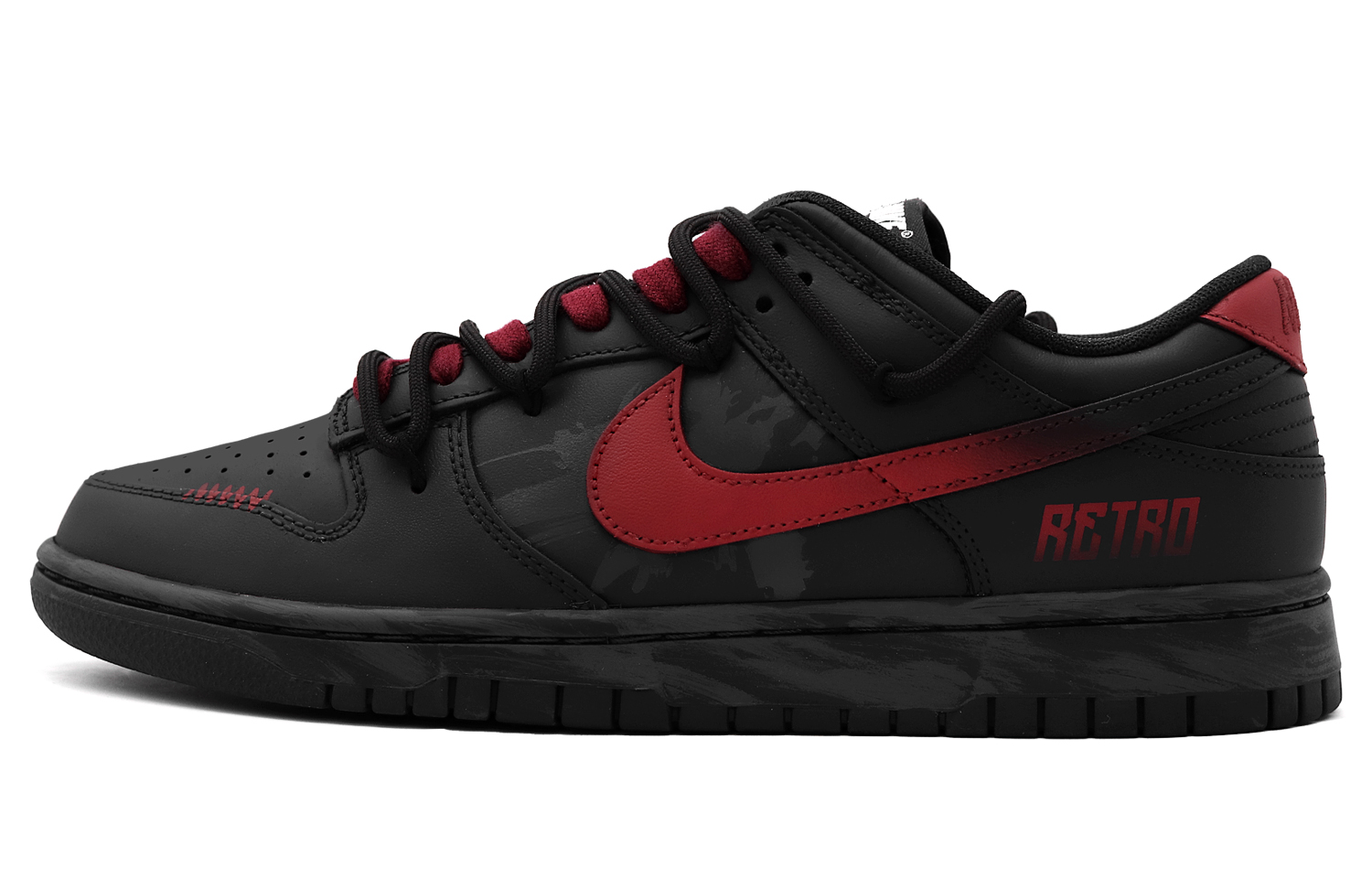 

Nike Кроссовки для скейтбординга Dunk SZH Equatorial Supercritical, износостойкие, низкие, мужские, черно-красные