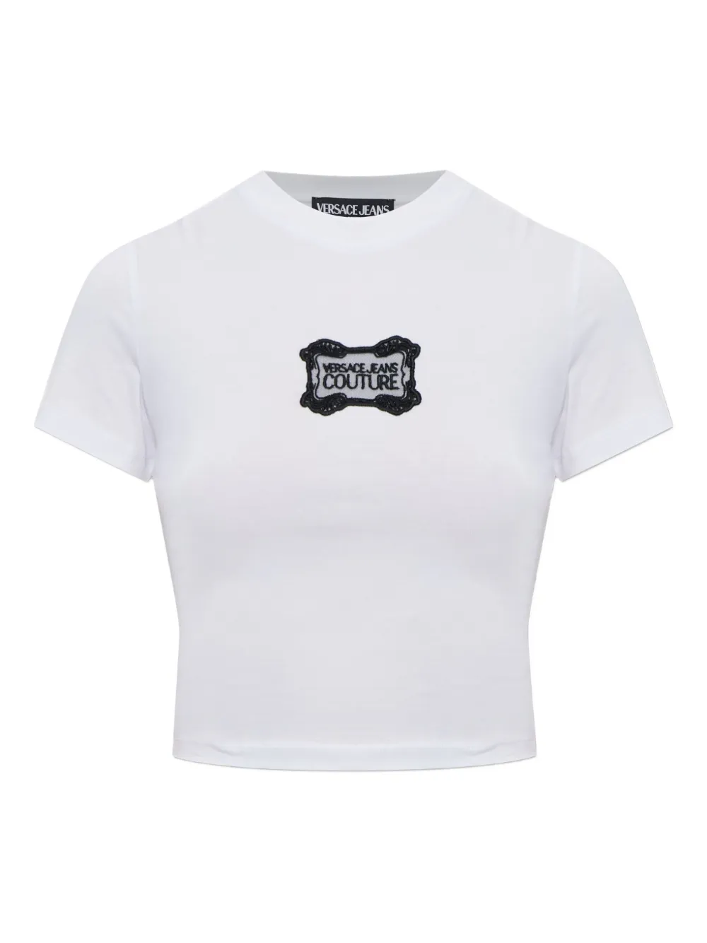 

Топ Embroidered logo top Versace Jeans Couture, белый
