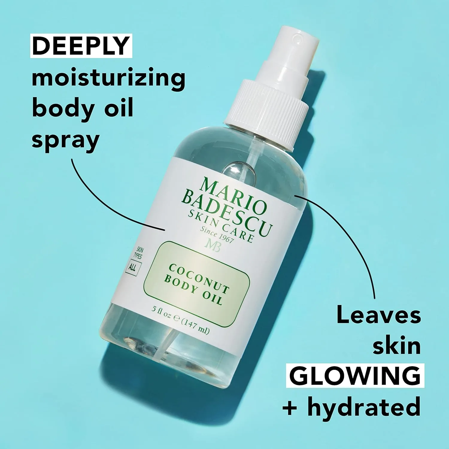 Масло для тела Mario Badescu с кокосовым маслом и маслом ши | Легкое средство для увлажнения и питания кожи после душа и массажа — фото 3