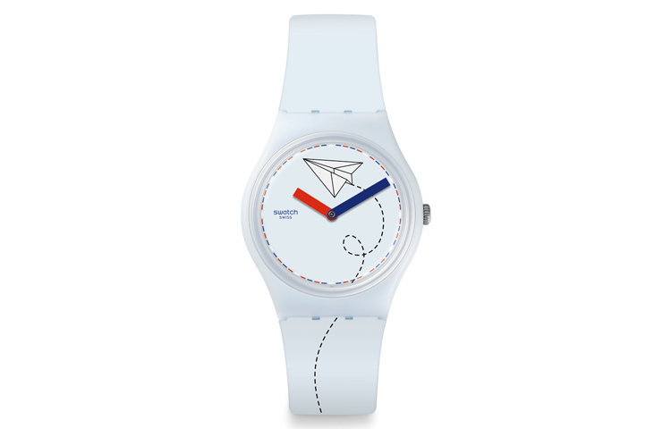 

SWATCH Часы унисекс 34 мм синие GS151