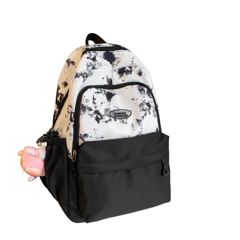 

Рюкзак нейлоновый обычный женский черный/коричневый/синий/фиолетовый NX DOUGHNUT, коричневые трубы