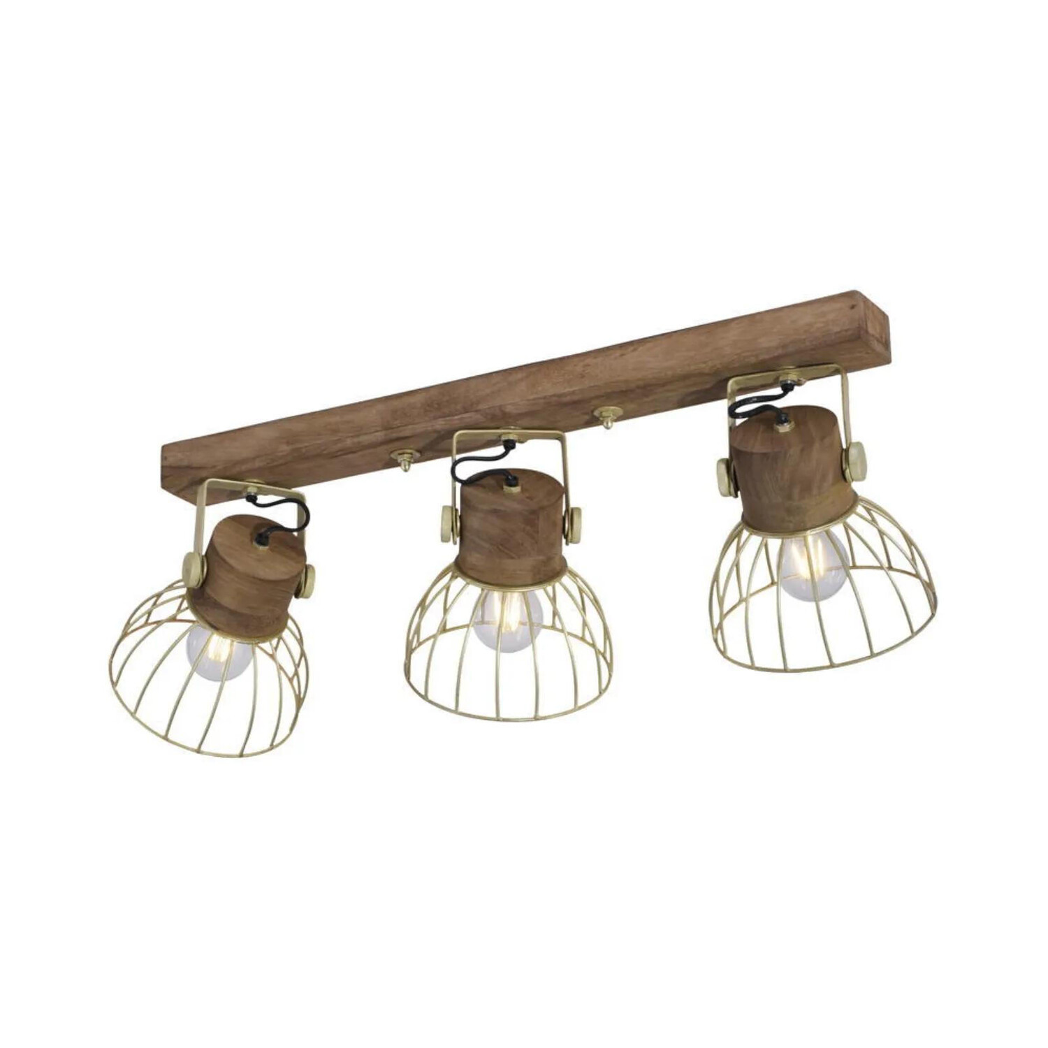 

Потолочный светильник click-licht, 31x31x28 см, цвет латуни