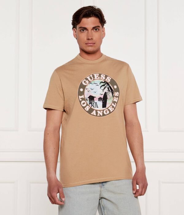 

Футболки Regular fit Guess Jeans, желтый