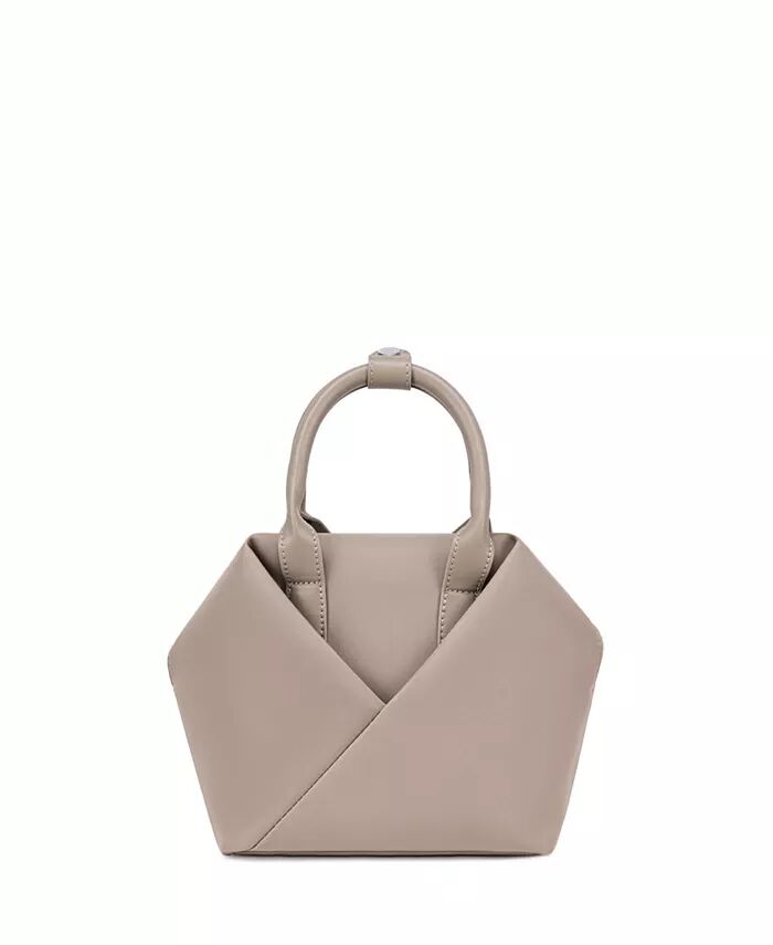 

Маленькая сумка-тоут Origami Ultra Satin Crossbody Lux & Nyx, коричневый/бежевый