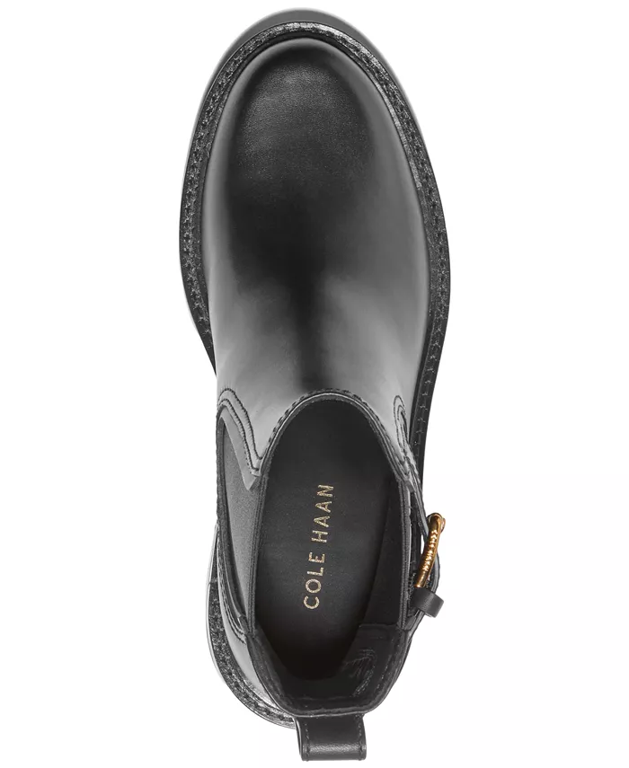 Женские ботильоны Shibley Almond с ремешком и пряжкой Cole Haan, черный — фото 4