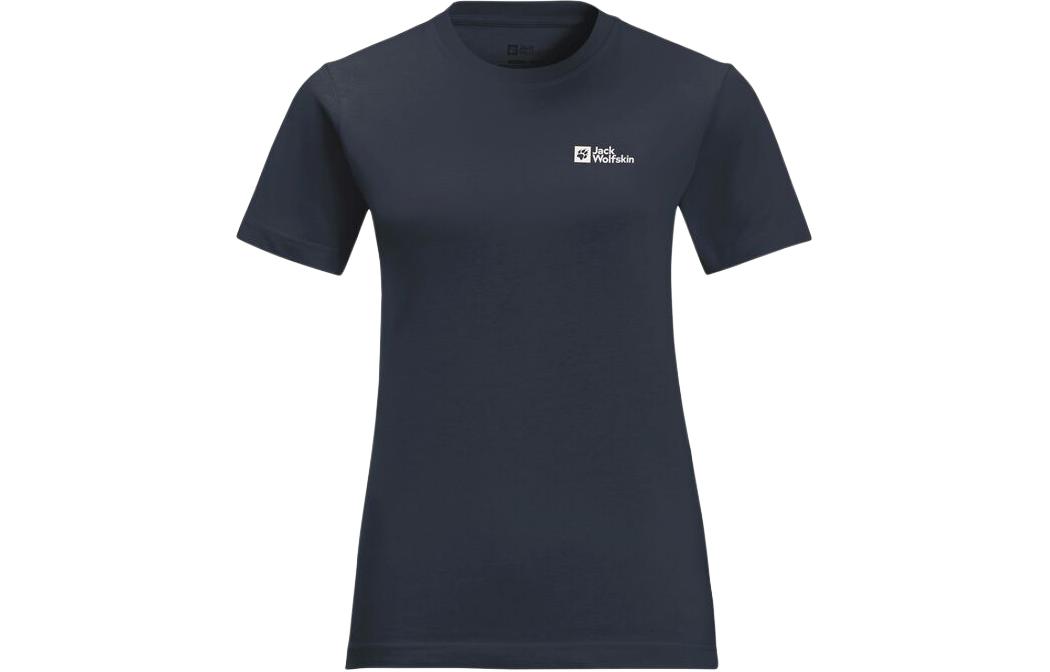 

Женские футболки с круглым вырезом, умеренно прямой крой Jack Wolfskin, night синий/1010