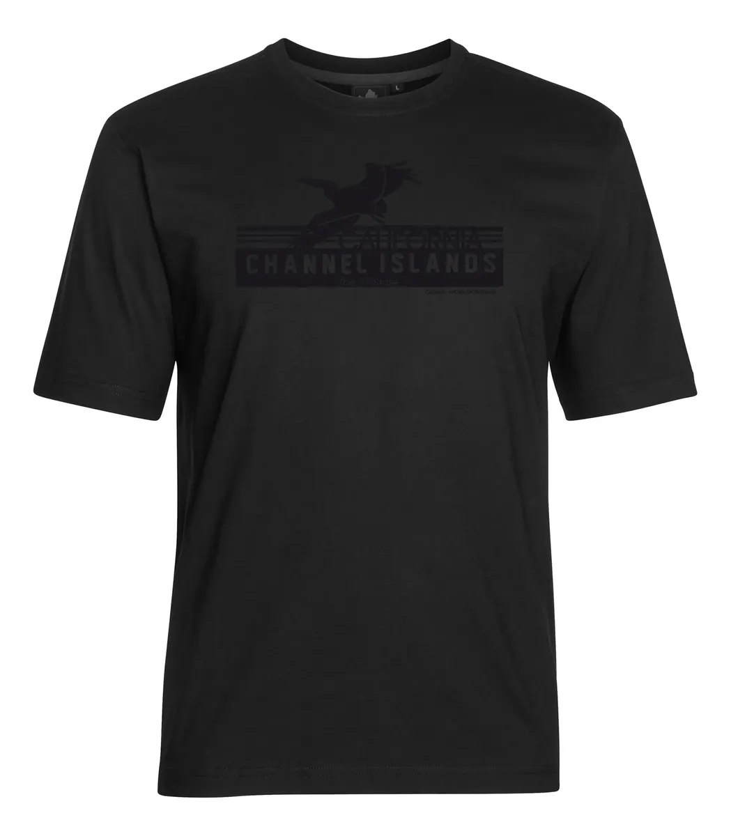 

Футболка AHORN SPORTSWEAR "Channel Islands", с большим принтом спереди, черный