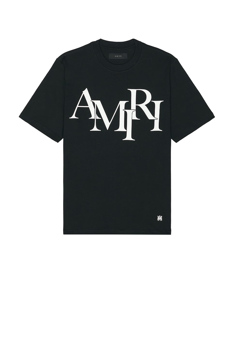 

Футболка с шахматным логотипом Amiri, черный