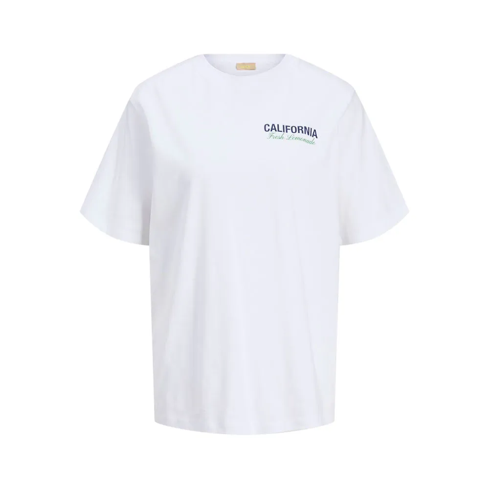 

Футболка с коротким рукавом Jack & Jones Zoey Loose Fit JJXX, белый