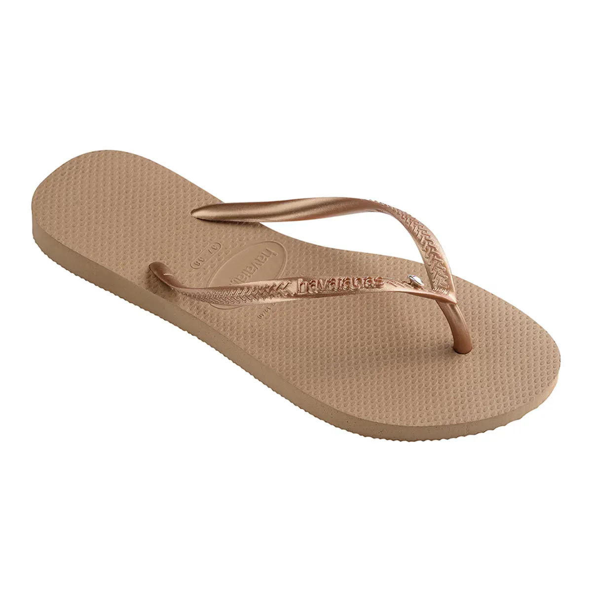 Женские шлепанцы Slim Crystal SW II Havaianas, бледно-розовый — фото 3