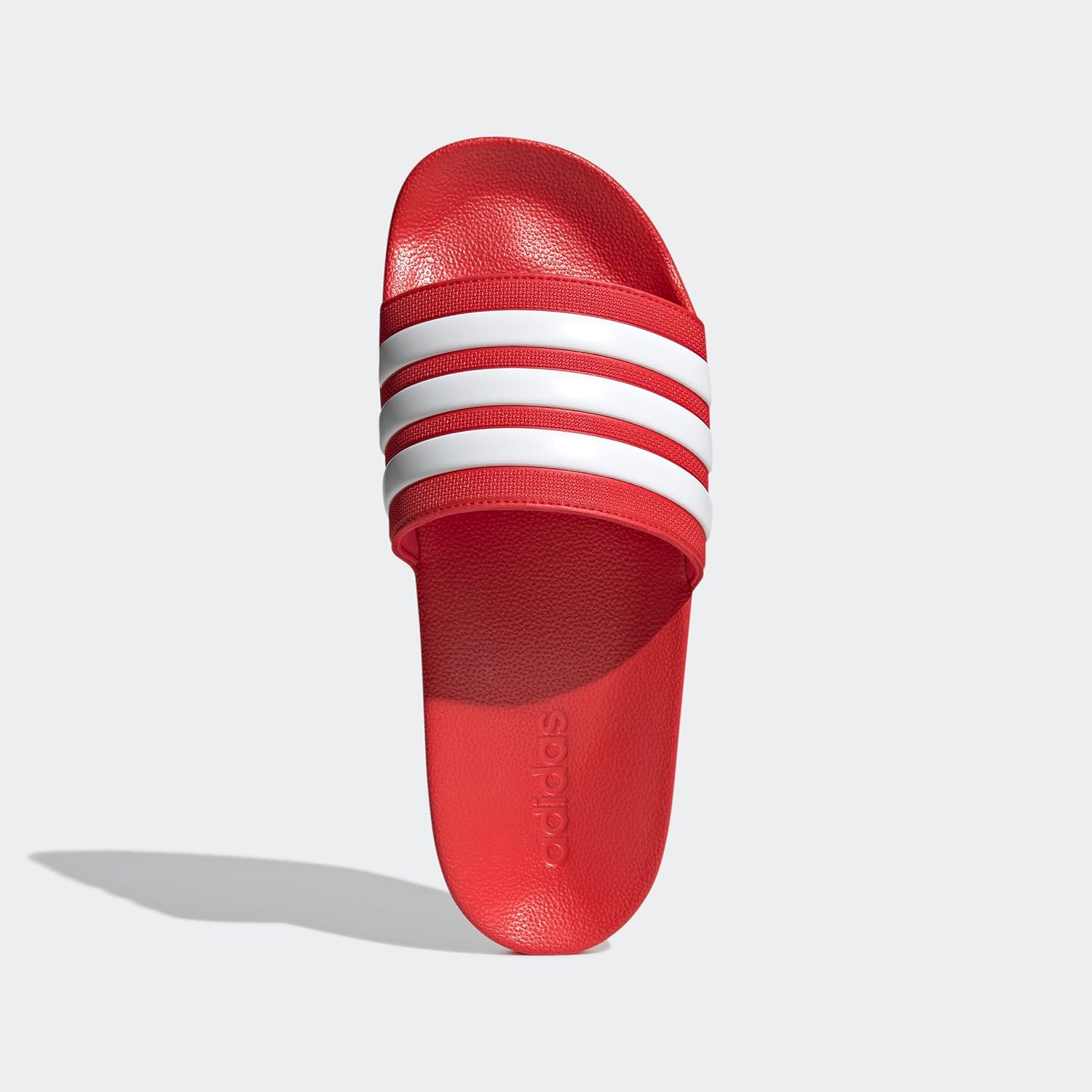 Мужские шлепанцы для душа adidas Adilette, белый/красный/ярко-красный — фото 3