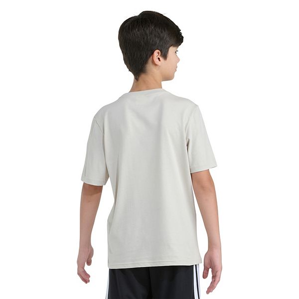 Футболка с коротким рукавом Boys 8-20 с лентикулярным камуфляжным принтом Adidas, Wonder Alumina — фото 2