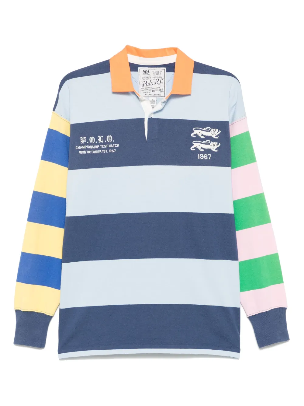 

Рубашка поло в полоску POLO RALPH LAUREN, синий