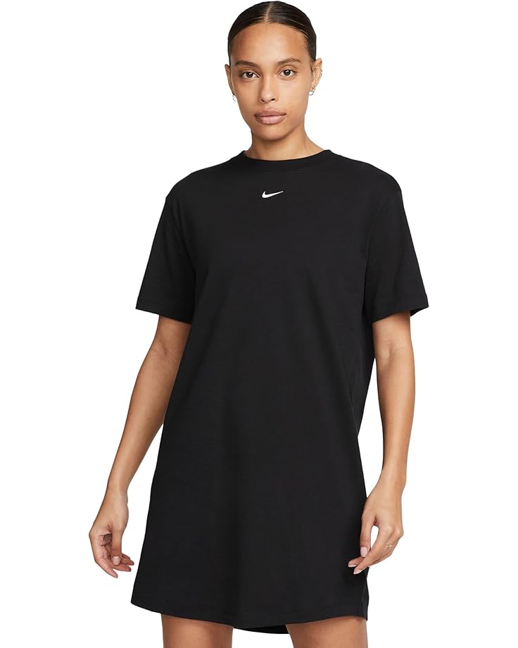 

Платье Nike Sportswear Essential Short Sleeve Dress T-shirt, цвет Black/White