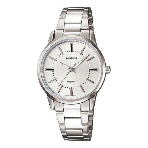 

Часы CASIO Waterproof Stainless Steel Strap Silver Analog, цвет silver