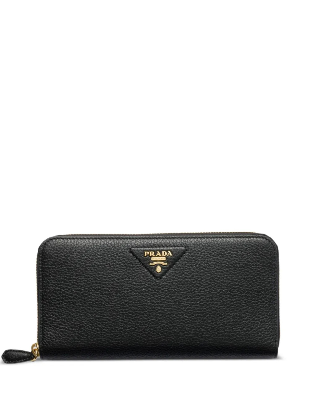 

Prada кошелек с круговой молнией, черный