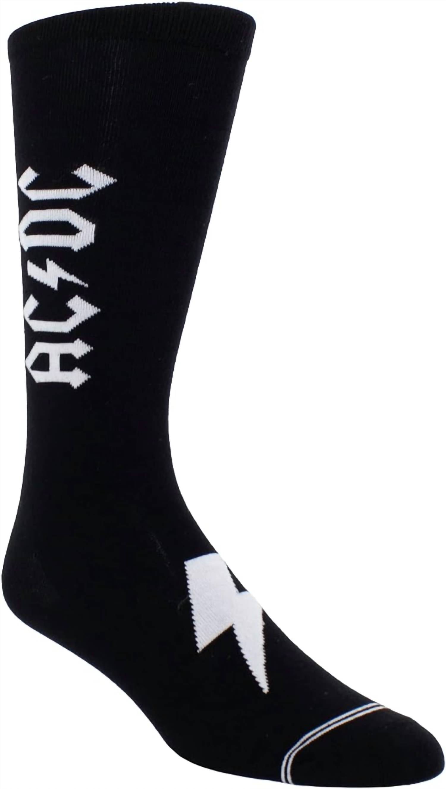 

Унисекс - носки Acdc Premium Crew черного цвета Perri’s Socks