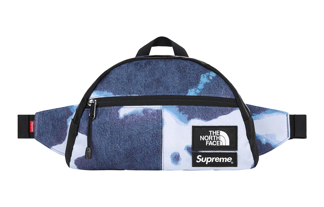 

Supreme Сумка через плечо The North Face из полиэстера с нейлоном унисекс синий и коричневый, Blue