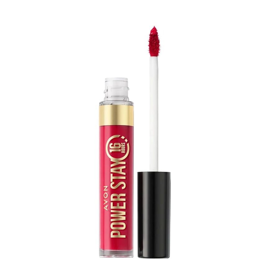 

Жидкая матовая помада Avon Power Stay Matte "16 Hours" - Стойкий красный