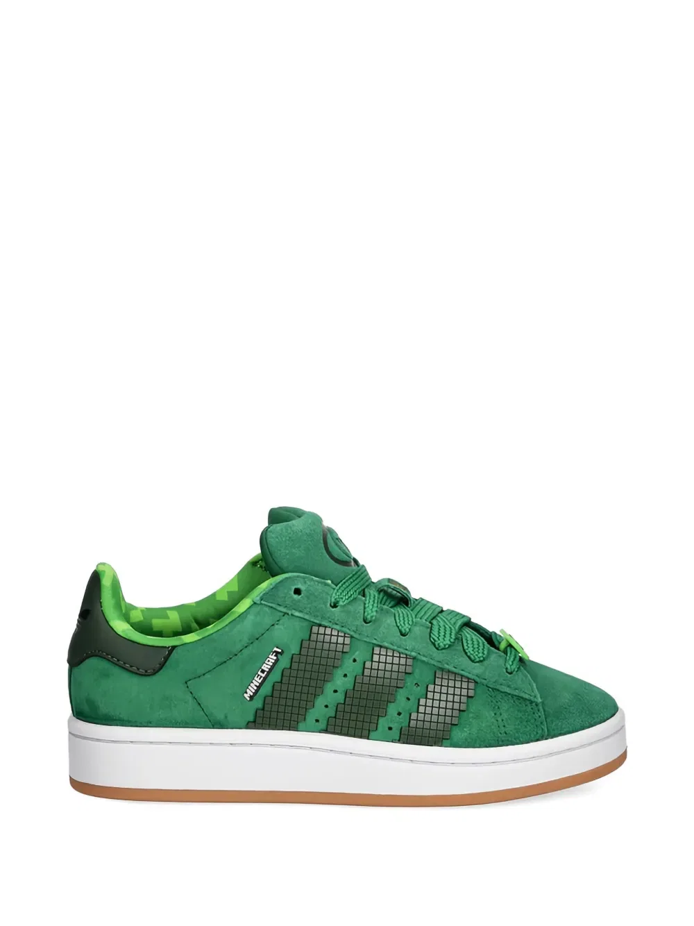 Кроссовки Minecraft Campus Adidas Kids, зеленый — фото 2