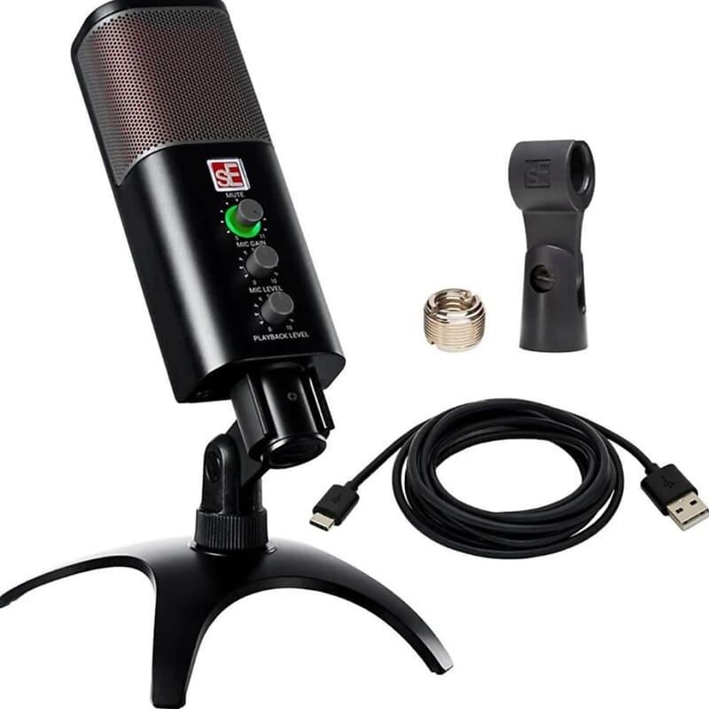 

Конденсаторный микрофон sE Electronics NEOM Cardioid Large Diaphragm USB Condenser Microphone