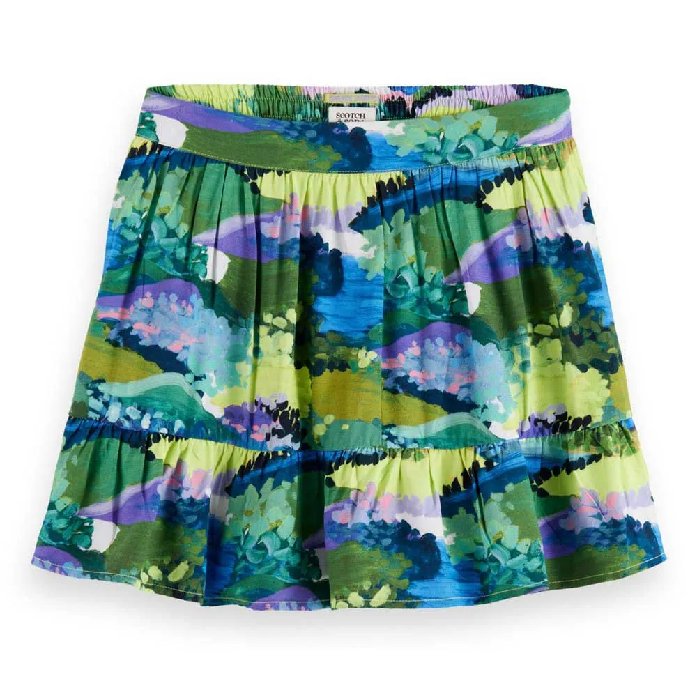 

Юбка Scotch & Soda Printed Viscose, мультиколор