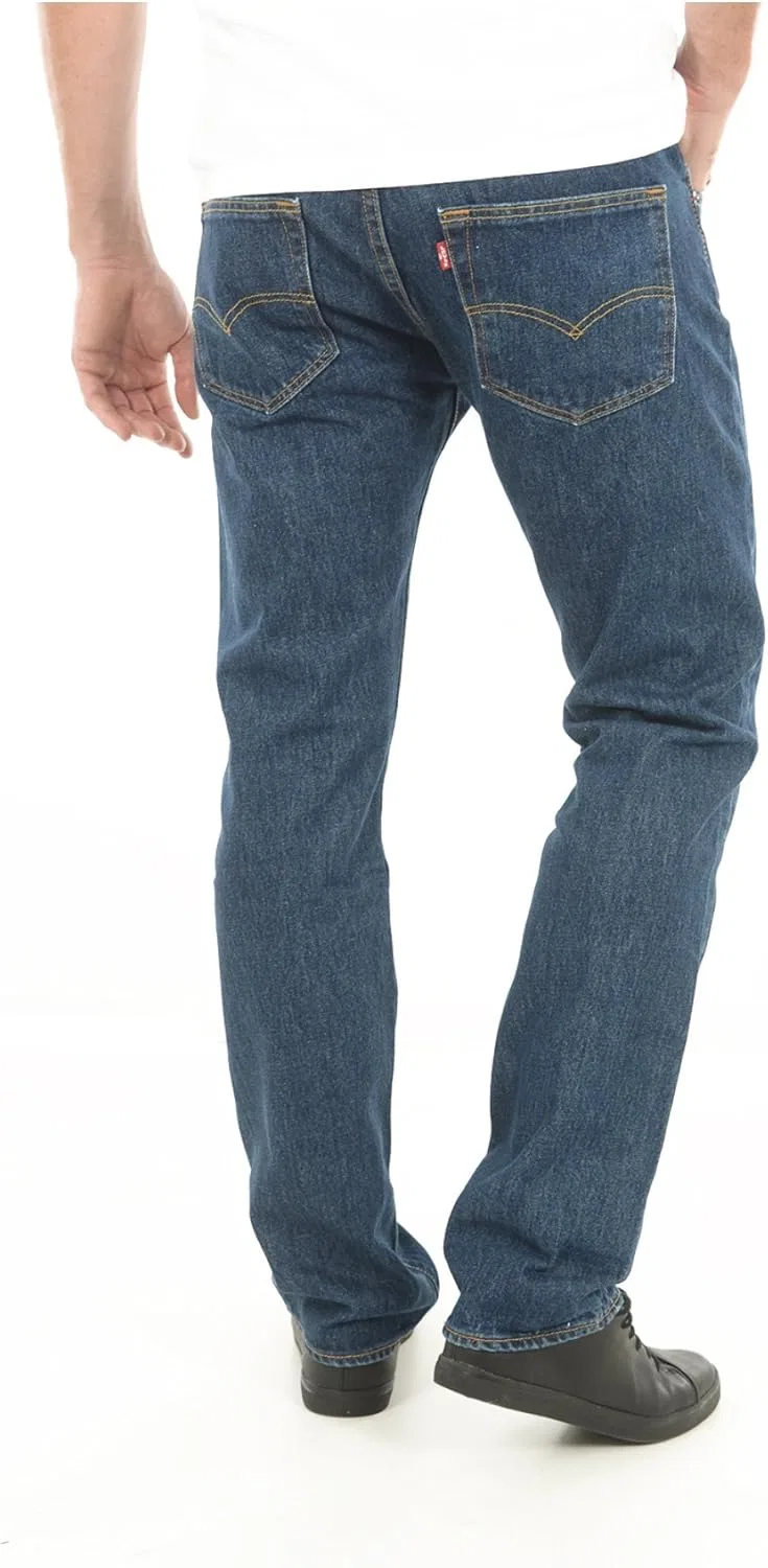 Джинсы 501 Original Fit Levi's, Темный Stonewash — фото 2
