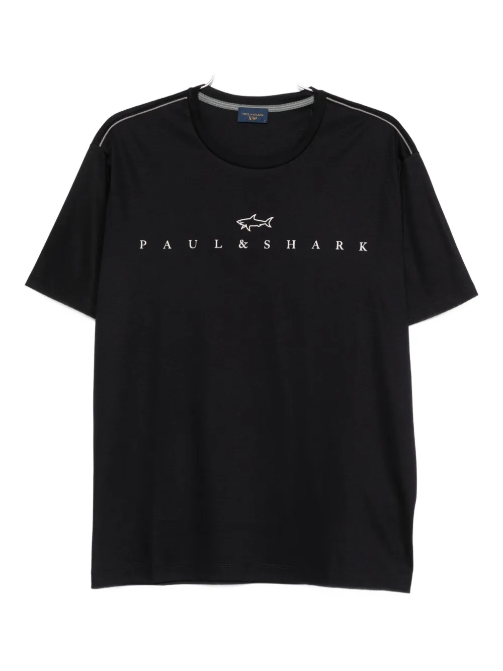 

Футболка с принтом логотипа Paul & Shark, черный