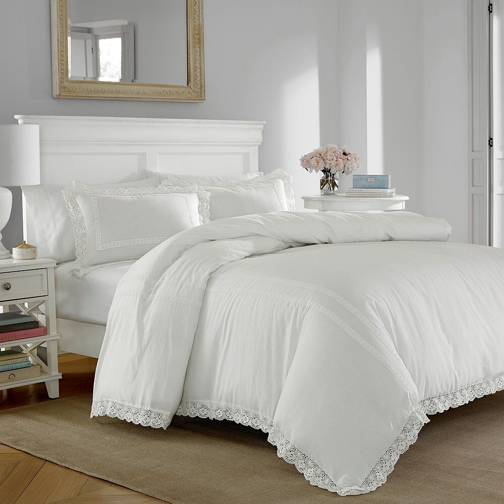

Комплект пододеяльников крючком Laura Ashley Lifestyles Annabella, белый