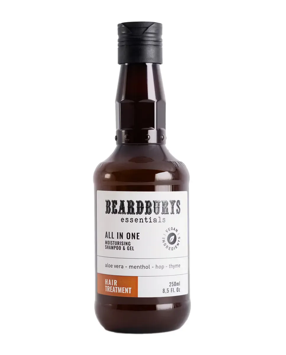 Гель для душа, шампунь и кондиционер All in One 250 мл Beardburys Essentials
