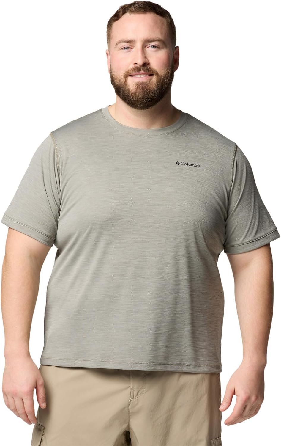 

Columbia мужская футболка Sage Peak Knit с коротким рукавом, Stone Green Heather, Зеленый, Columbia мужская футболка Sage Peak Knit с коротким рукавом, Stone Green Heather