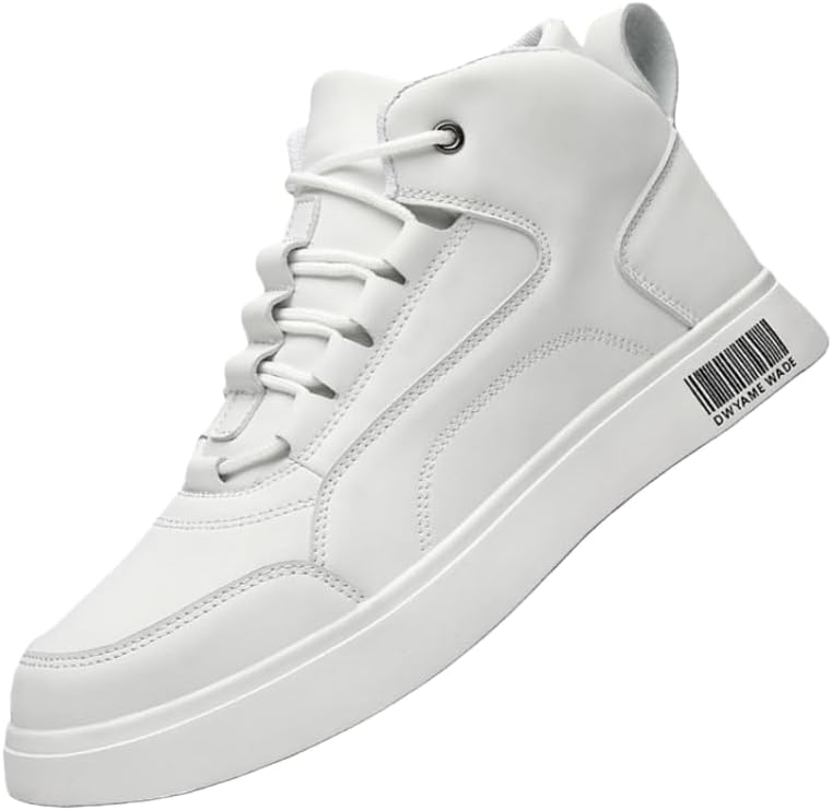 

Мужские кроссовки HoaloX с высоким берцем: модные и спортивно-повседневные обувь с эффектом увеличения роста, белый