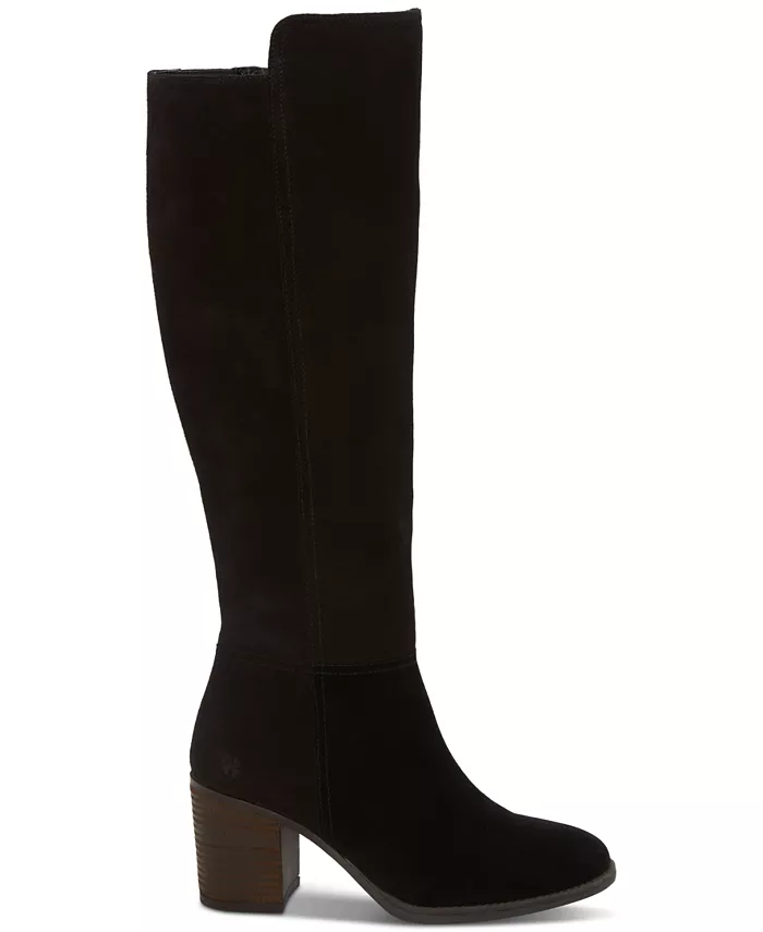 Женские высокие сапоги Bonnay Extra Wide Calf с широким голенищем Lucky Brand, черный — фото 2