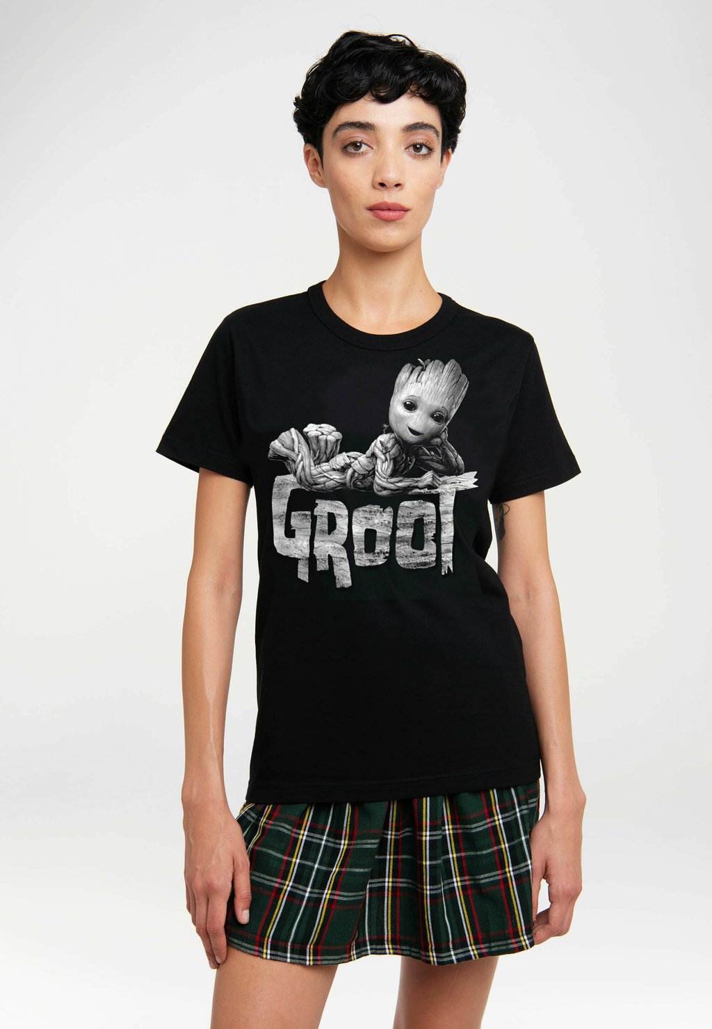 

Футболка с принтом MARVEL GROOT LOGOSHIRT, черный