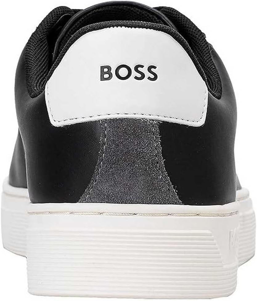 Кроссовки BOSS Men's Rhys_Tenn_nupu Tennis, Black 001 — фото 4