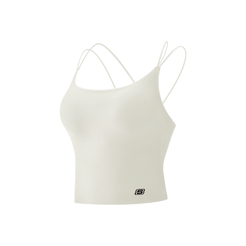 

Высокоэластичный беспроводной топ для сбора верхней одежды майка women's Skechers, белый