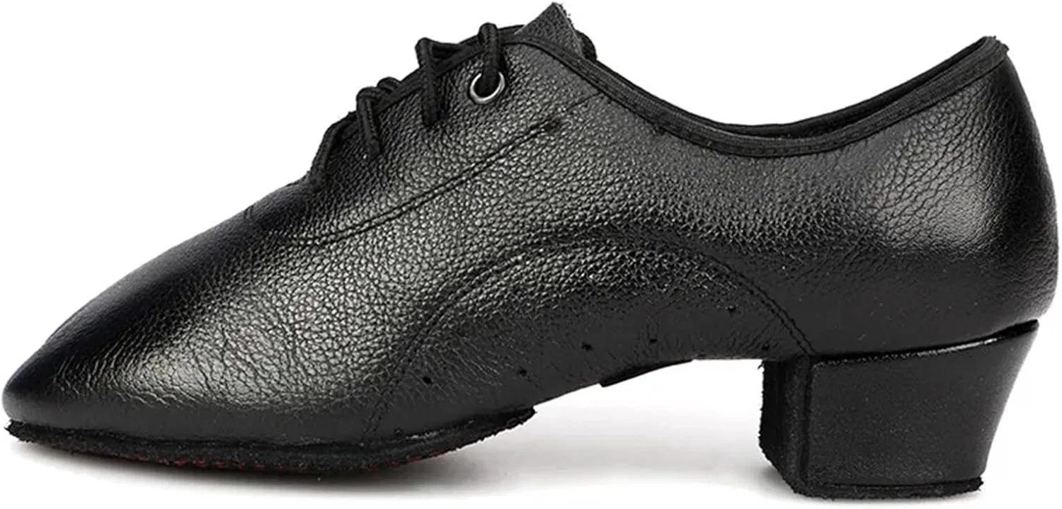 Кроссовки Herren Echtleder Latein Tanzschuhe Schwarz на низком каблуке Ballsaal Tanzschuh для Юнгена, танго, сальсы, румбы, современные джазовые кроссовки PSNKLMM, Fur Bottom