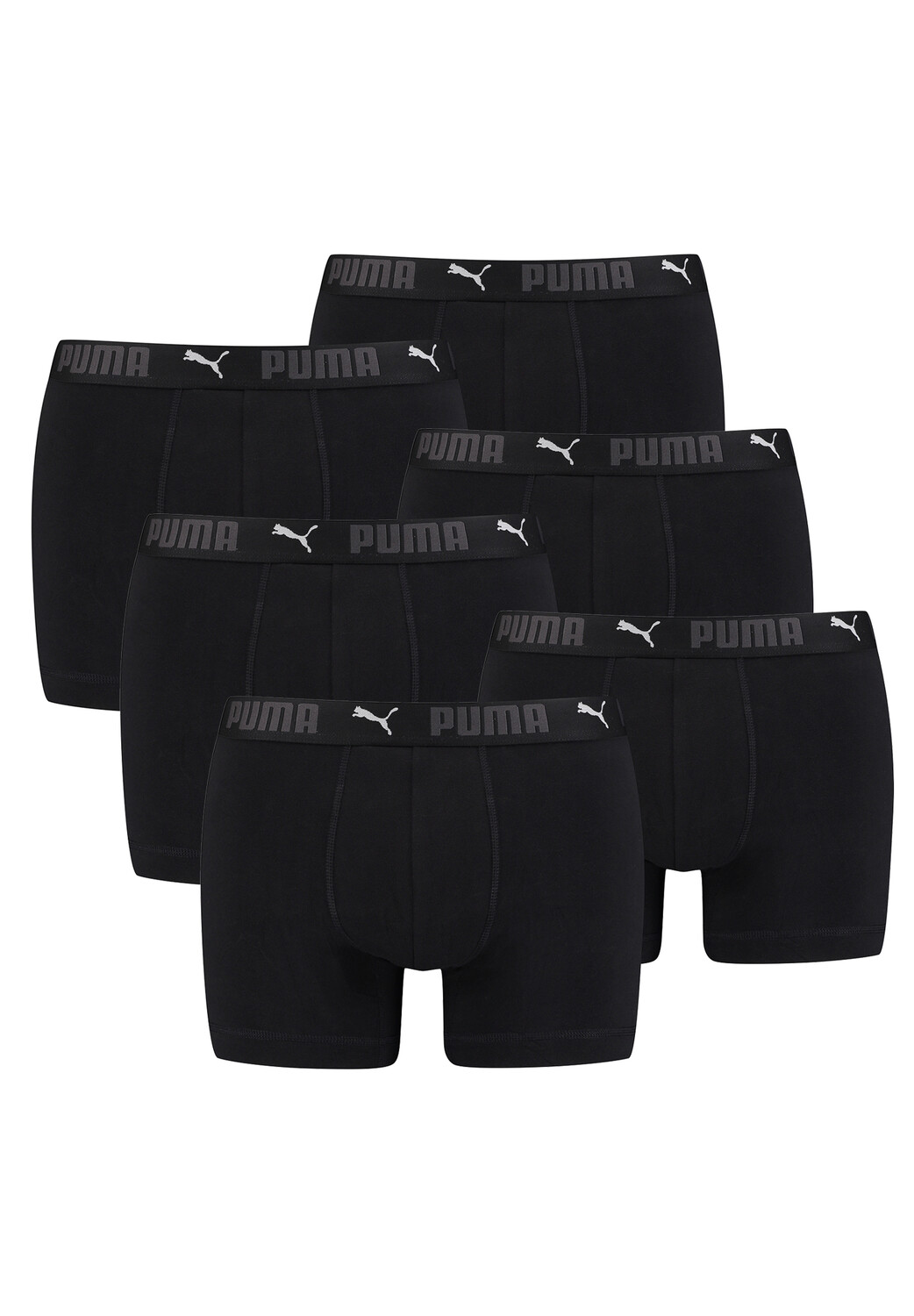 

Боксеры Puma Boxershorts PUMA SPORT COTTON BOXER 6P, черный