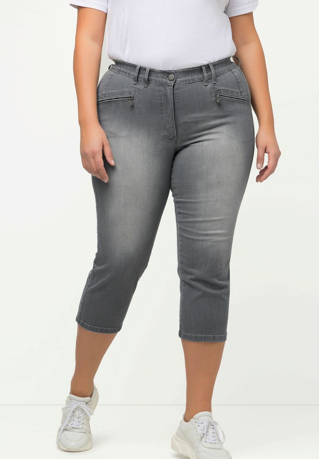 

Джинсовые шорты Mony taille élastique Ulla Popken, антрацит