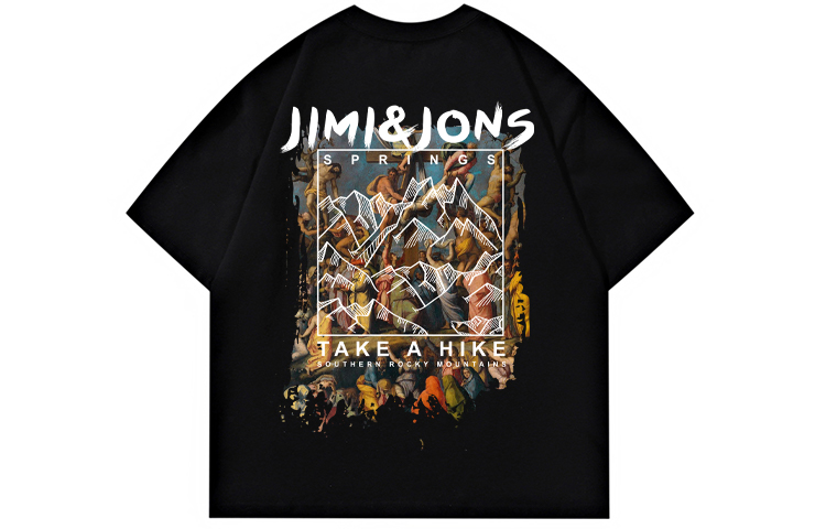 

Футболка унисекс JIMI&JONS, темно-синий