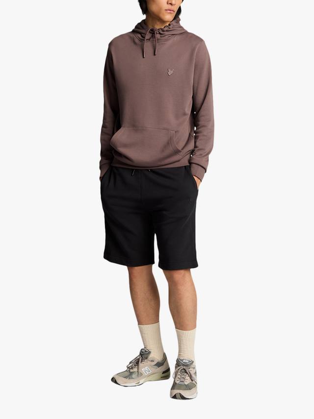 

Спортивные шорты из тончайшего хлопка с завязками Lyle & Scott, цвет Jet Black