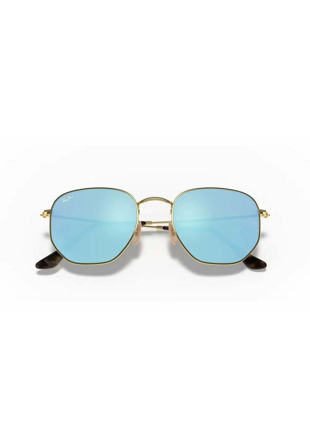 

Солнцезащитные очки Hexagonal Polarizzato Ray-Ban, золото