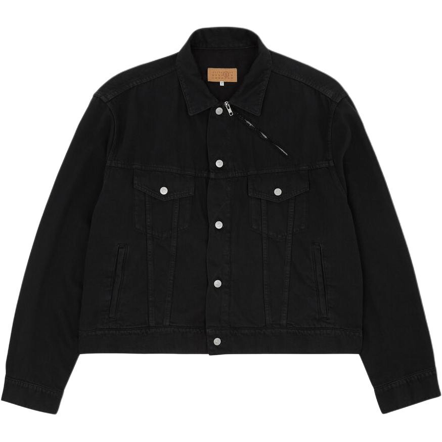 

Джинсовая куртка мужская черная Mm6 Maison Margiela, черный