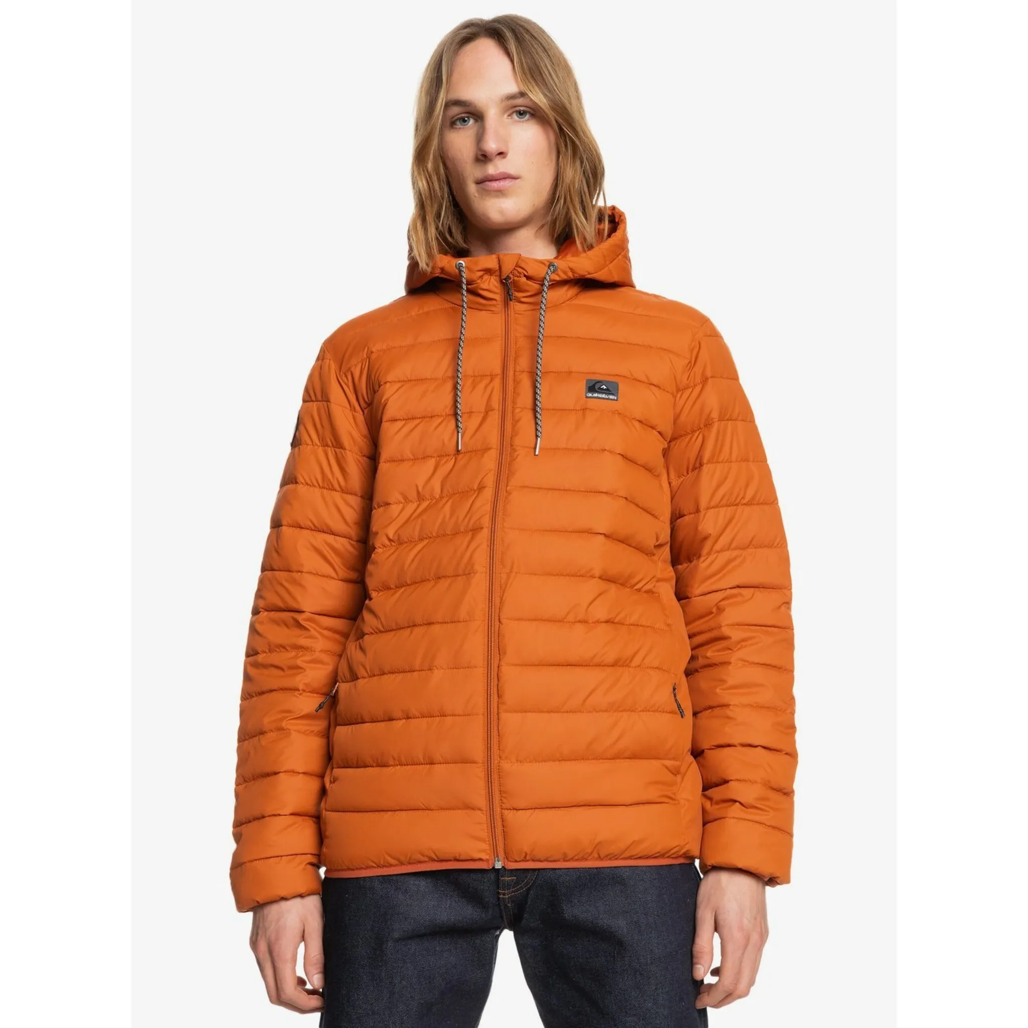 

Пуховик Quiksilver "Чешуйчатый", коричневый